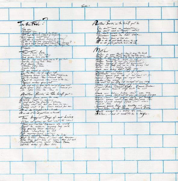 Pink Floyd - The Wall (LP) [US] 1982 RP