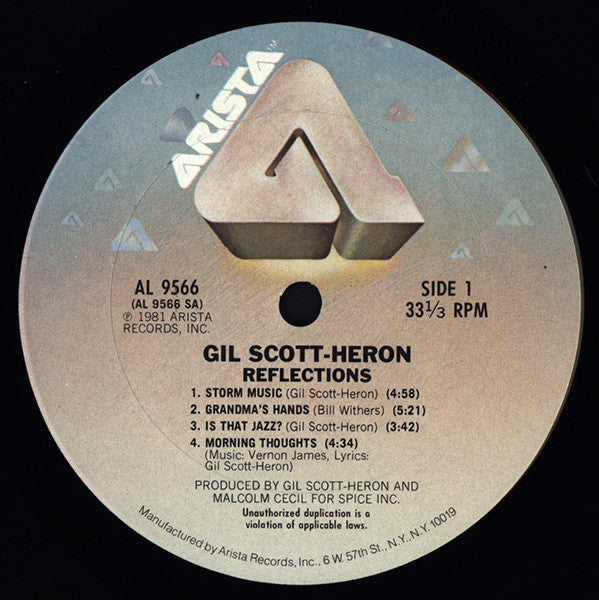 Gil Scott-Heron - Reflections (LP) [US] 1st (Near Mint (NM or M-))