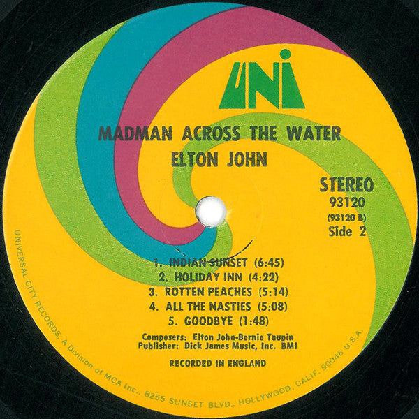 Elton John - Madman Across The Water (LP) [US] 1st