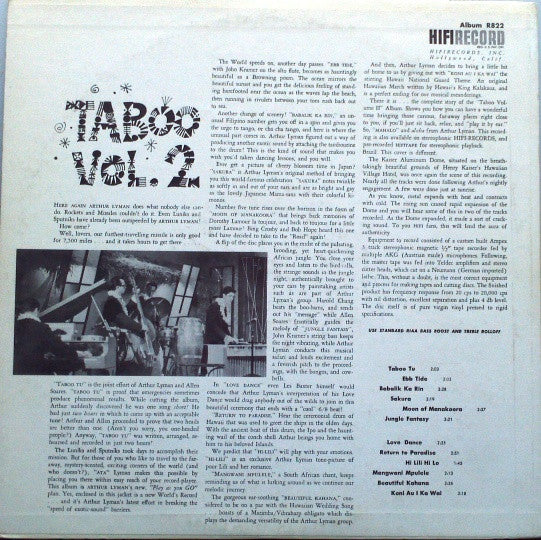 Arthur Lyman - Taboo Vol. 2 (1960 STEREO)