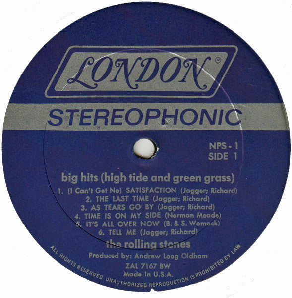 The Rolling Stones - Big Hits (High Tide And Green Grass) (1966 STEREO)