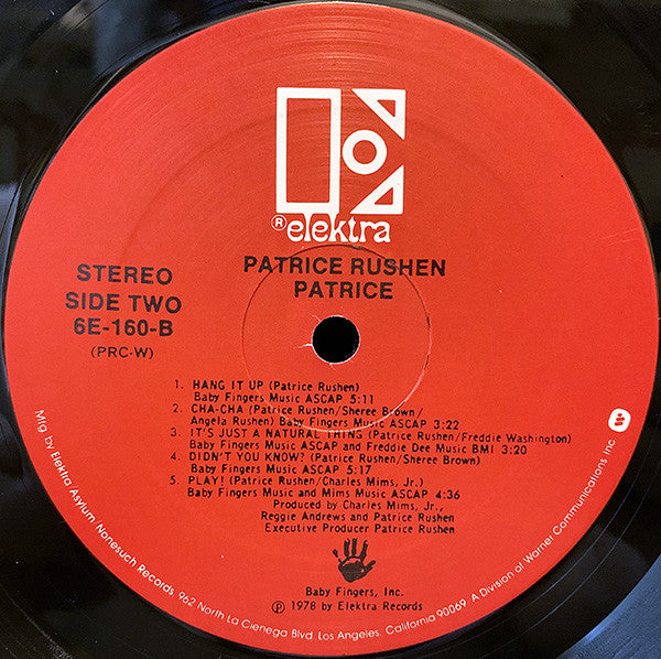 Patrice Rushen - Patrice (1978 US Press)