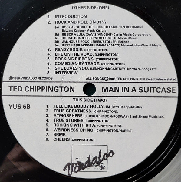 Ted Chippington - Man In A Suitcase (LP) [UK] 1st (Very Good Plus (VG+))