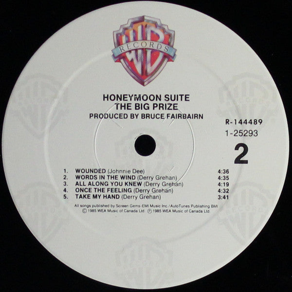 Honeymoon Suite - The Big Prize (LP) [US] 1st (Very Good Plus (VG+))