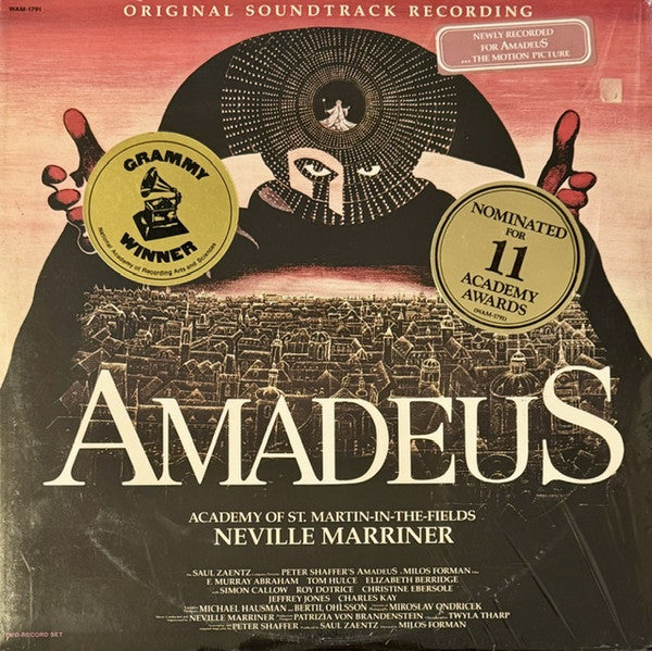 Sir Neville Marriner - Amadeus (Original Soundtrack Recording) (LP) [US] 1st (Near Mint (NM or M-))