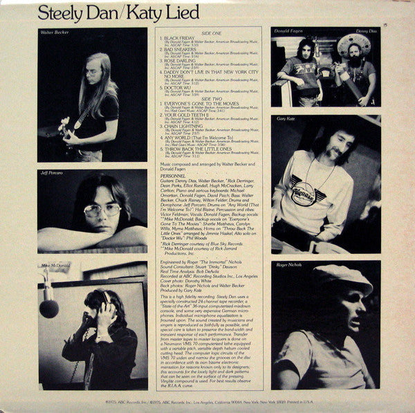 Steely Dan - Katy Lied (LP) [US] 1st (Very Good Plus (VG+))
