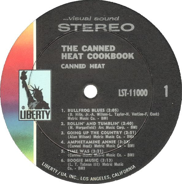 Canned Heat - The Canned Heat Cook Book (The Best Of Canned Heat) (1969 Compilation STEREO)
