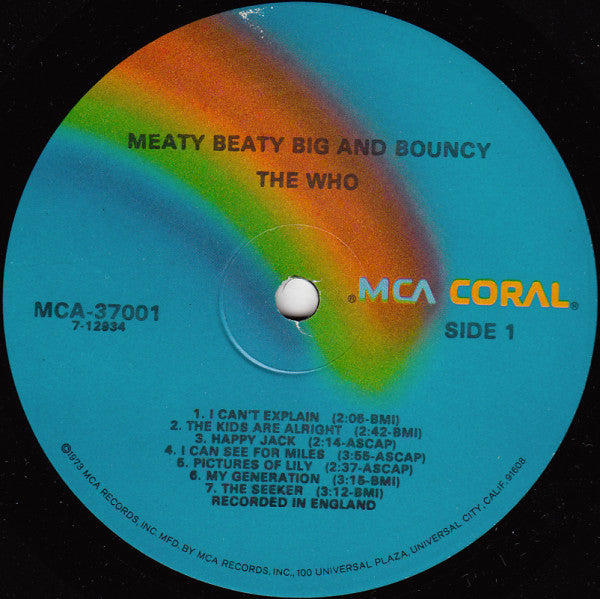 The Who - Meaty Beaty Big And Bouncy (LP) [US] RP