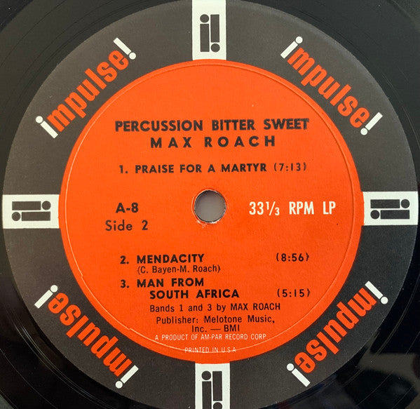 Max Roach - Percussion Bitter Sweet (1961 MONO)