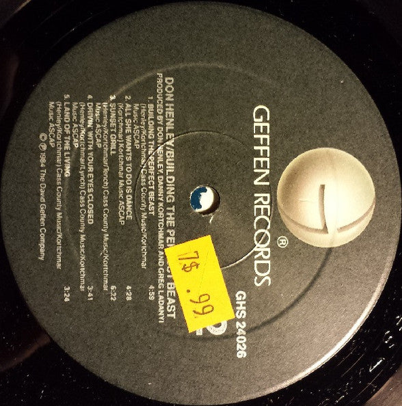 Don Henley - Building The Perfect Beast (LP) [US] 1986 RP (Mint (M))