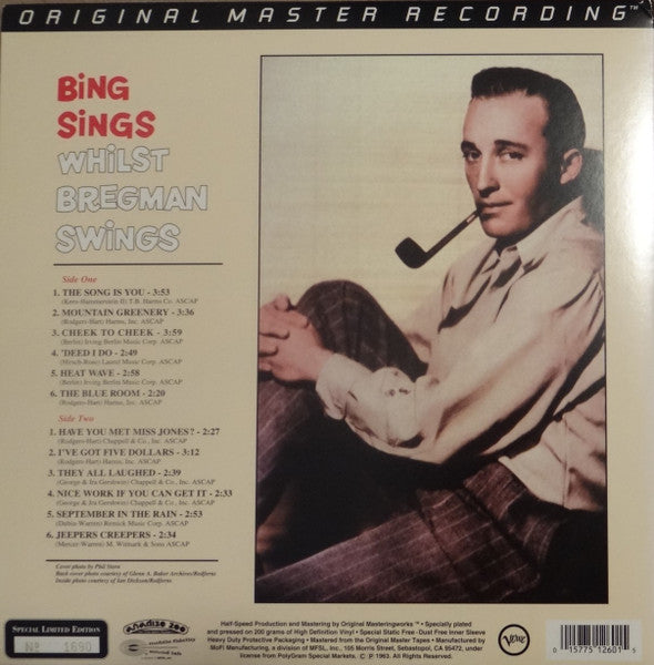 Bing Crosby - Bing Sings Whilst Bregman Swings (LP) [US] 1996 RP (Mint (M))
