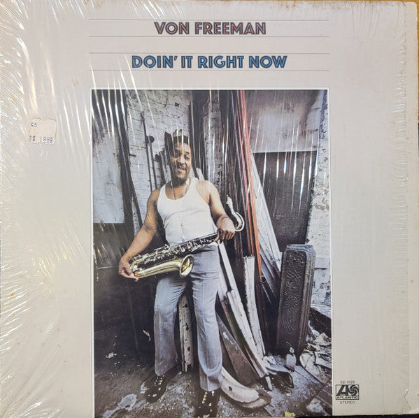 Von Freeman - Doin' It Right Now (LP) [US] 1st (Very Good Plus (VG+))