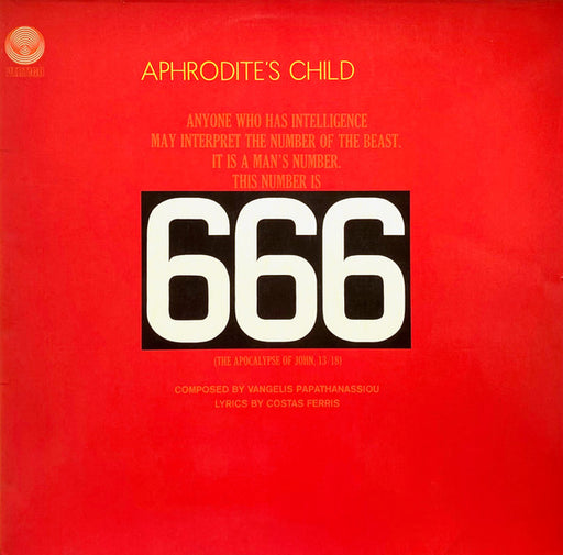 Aphrodite's Child - 666 (LP) [Germany] 1975 RP (Near Mint (NM or M-))
