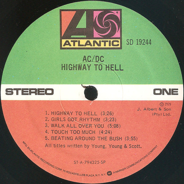 AC/DC - Highway To Hell (LP) [US] RP