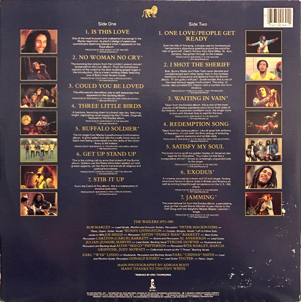 Bob Marley & The Wailers - Legend - The Best Of Bob Marley And The Wailers (LP) [US] 1986 RP