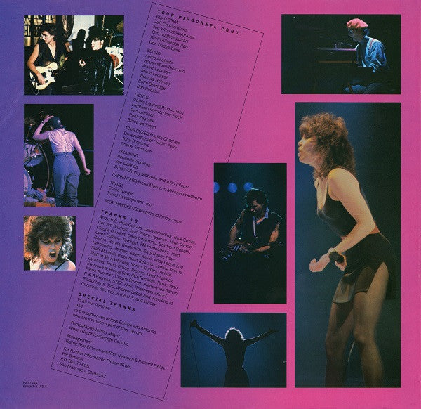 Pat Benatar - Live From Earth (LP) [US] 1st (Near Mint (NM or M-))