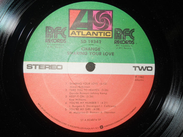 Change - Sharing Your Love (LP) [US] 1st