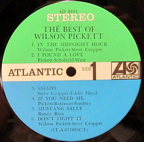 Wilson Pickett - The Best Of Wilson Pickett (LP) [US] 1st (Very Good Plus (VG+))