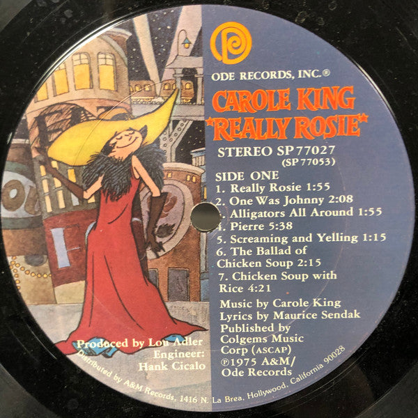 Carole King - Really Rosie (LP) [US] 1st (Very Good Plus (VG+))