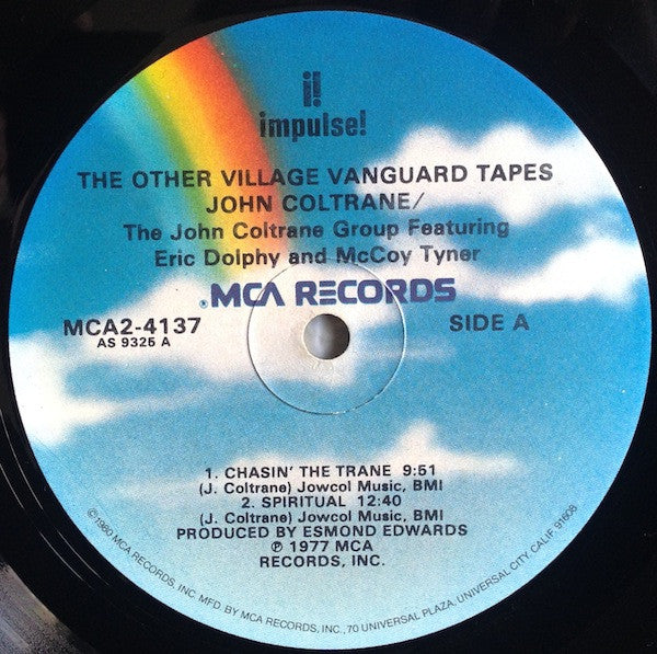 John Coltrane - The Other Village Vanguard Tapes (LP) [US] 1980 RP