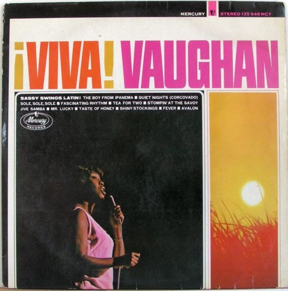 Sarah Vaughan - ¡Viva! Vaughan (LP) [Netherlands] 1st (Very Good (VG))