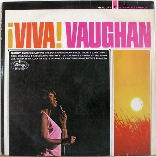 Sarah Vaughan - ¡Viva! Vaughan (LP) [Netherlands] 1st (Very Good (VG))