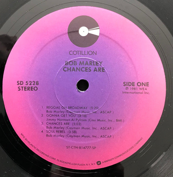Bob Marley - Chances Are (1981 US Press)