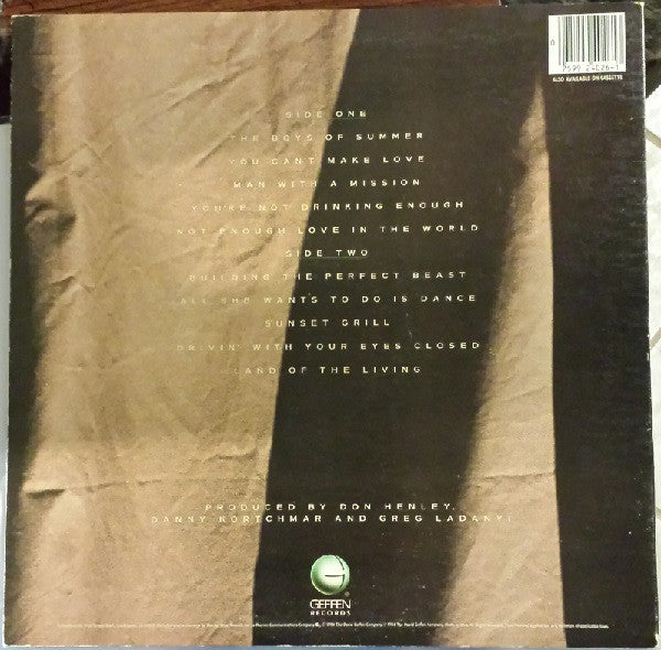 Don Henley - Building The Perfect Beast (LP) [US] 1986 RP (Mint (M))