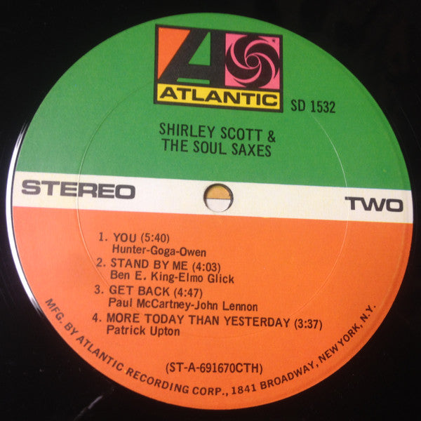 Shirley Scott & The Soul Saxes - Shirley Scott & The Soul Saxes (LP) [US] 1st (Near Mint (NM or M-))