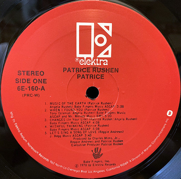 Patrice Rushen - Patrice (1978 US Press)