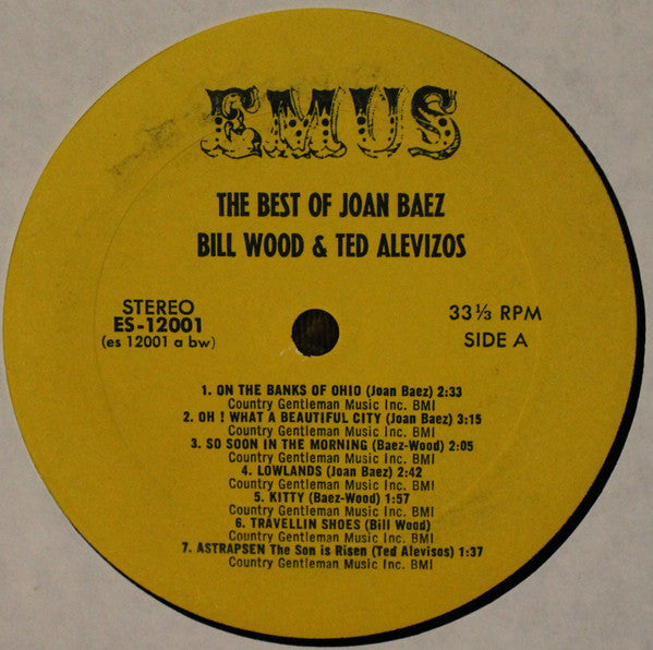 Joan Baez - The Best Of Joan Baez (1970s Press)