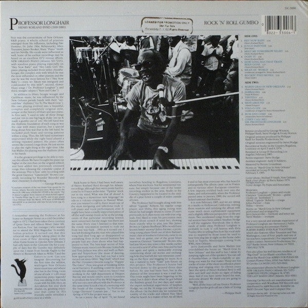 Professor Longhair - Rock 'N' Roll Gumbo (1985 RE)