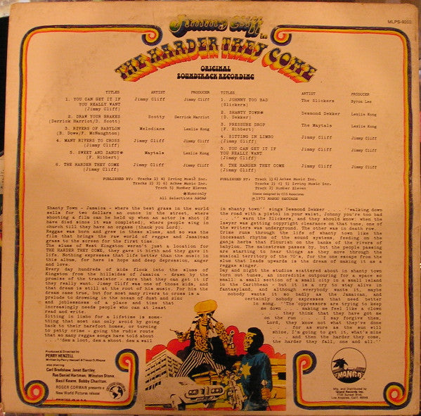 Various - The Harder They Come (Original Soundtrack Recording) (1977 Comp RE)