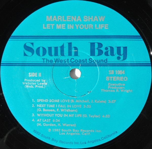 Marlena Shaw - Let Me In Your Life (LP) [US] 1st (Near Mint (NM or M-))