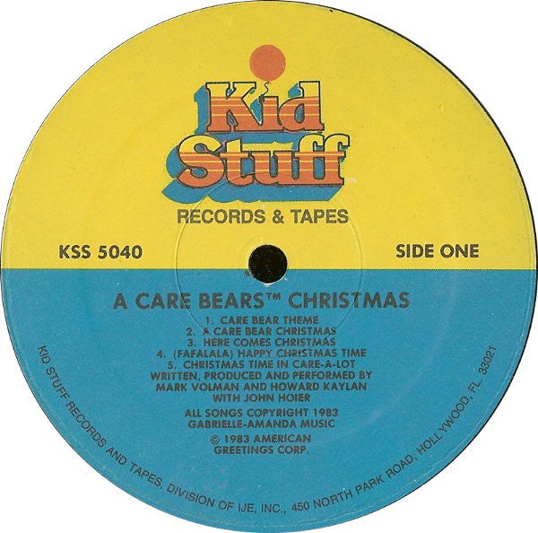 The Care Bears - A Care Bears Christmas (LP) [US] 1st (Near Mint (NM or M-))