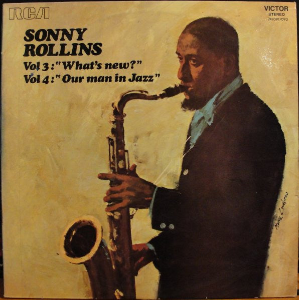 Sonny Rollins - Vol 3: "What's New?" / Vol 4: "Our Man In Jazz" (LP) [France] 1973 RP (Near Mint (NM or M-))