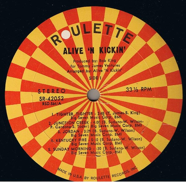 Alive 'N Kickin' - Alive 'N Kickin' (LP) [US] 1st (Very Good Plus (VG+))
