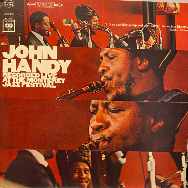 John Handy - Recorded Live At The Monterey Jazz Festival (LP) [US] RP (Very Good Plus (VG+))