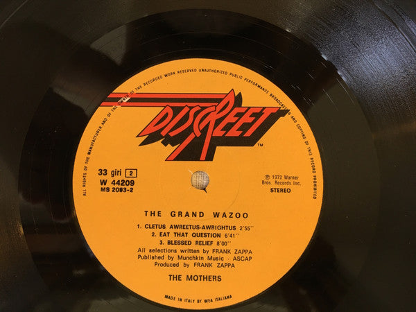 Frank Zappa - The Grand Wazoo (1975 RE)