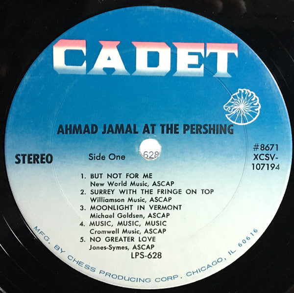 Ahmad Jamal Trio - Ahmad Jamal At The Pershing / But Not For Me