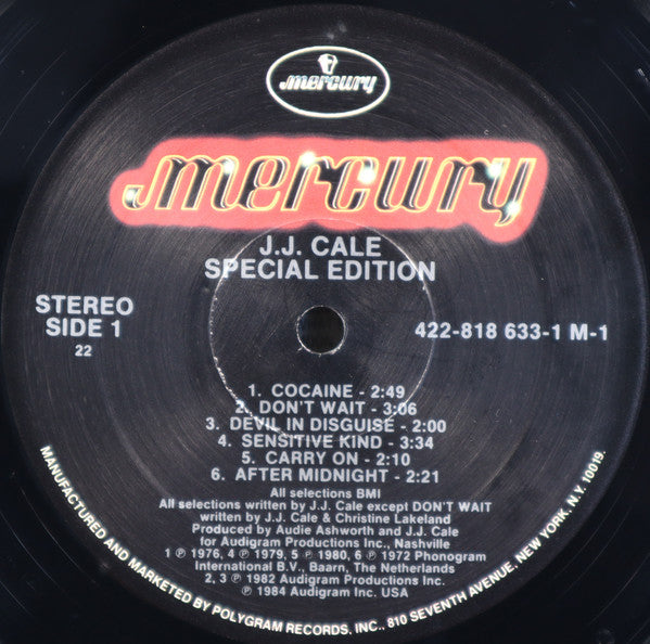 J.J. Cale - Special Edition (LP) [US] 1st (Near Mint (NM or M-))