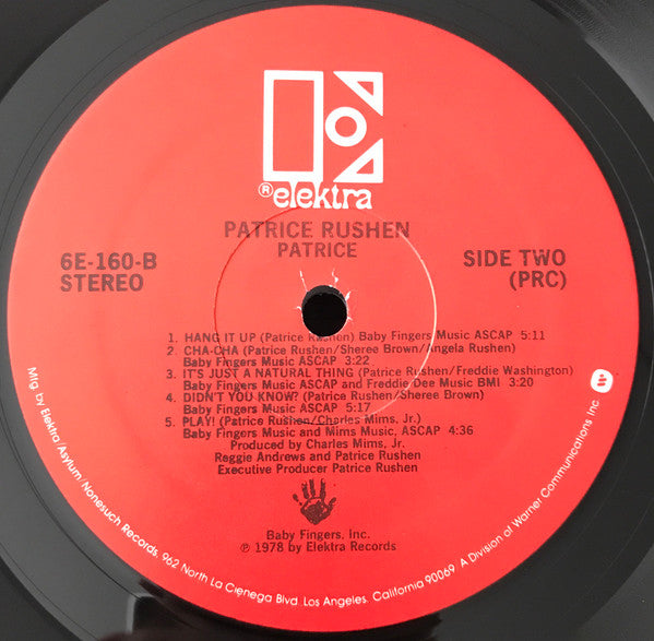 Patrice Rushen - Patrice (LP) [US] 1st (Very Good Plus (VG+))