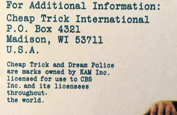 Cheap Trick - Dream Police (LP) [US] 1st