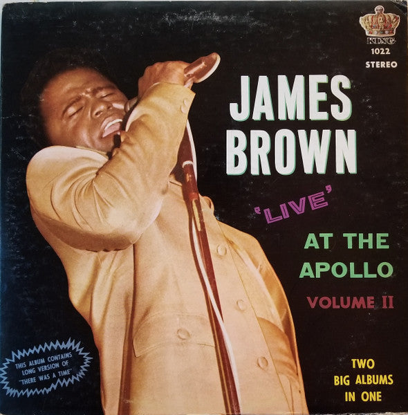 James Brown & The Famous Flames - Live At The Apollo - Volume II (LP) [US] 1st (Very Good Plus (VG+))