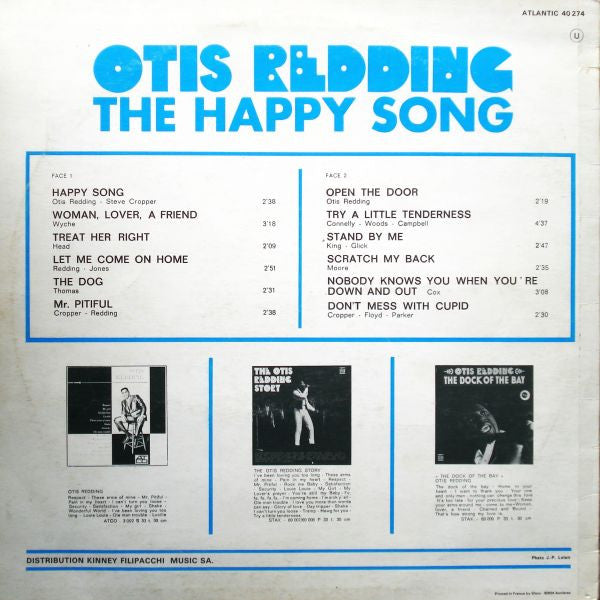Otis Redding - The Happy Song (1972 German Comp)