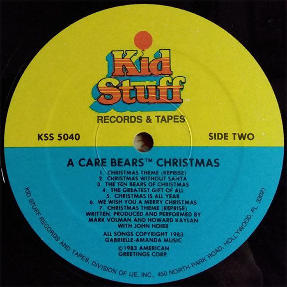 The Care Bears - A Care Bears Christmas (LP) [US] 1st (Near Mint (NM or M-))