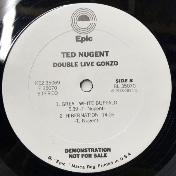 Ted Nugent - Double Live Gonzo (LP) [US] 1st (Near Mint (NM or M-))