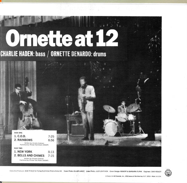 Ornette Coleman - Ornette At 12 (LP) [US] 1st (Very Good Plus (VG+))