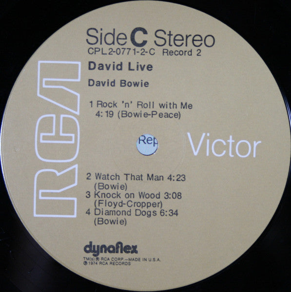 David Bowie - David Live (LP) [US] 1974 RP (Near Mint (NM or M-))
