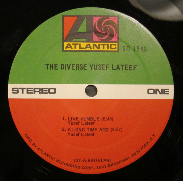 Yusef Lateef - The Diverse Yusef Lateef (LP) [US] 1st (Very Good Plus (VG+))